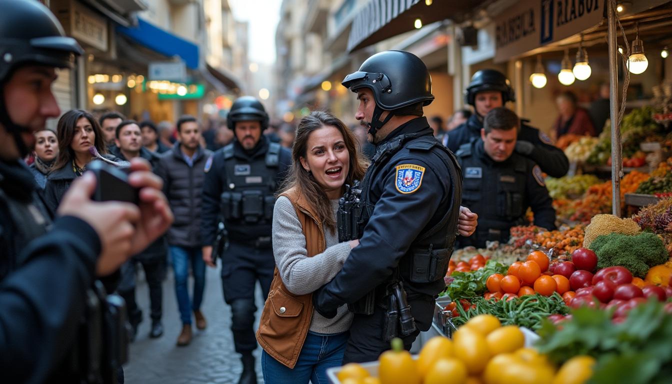 découvrez les détails d'une agression survenue dans un marché de pristina, où une femme a été violemment attaquée. malgré la gravité des faits, la police a qualifié l'incident de simple blessure corporelle légère, suscitant l'indignation du public.