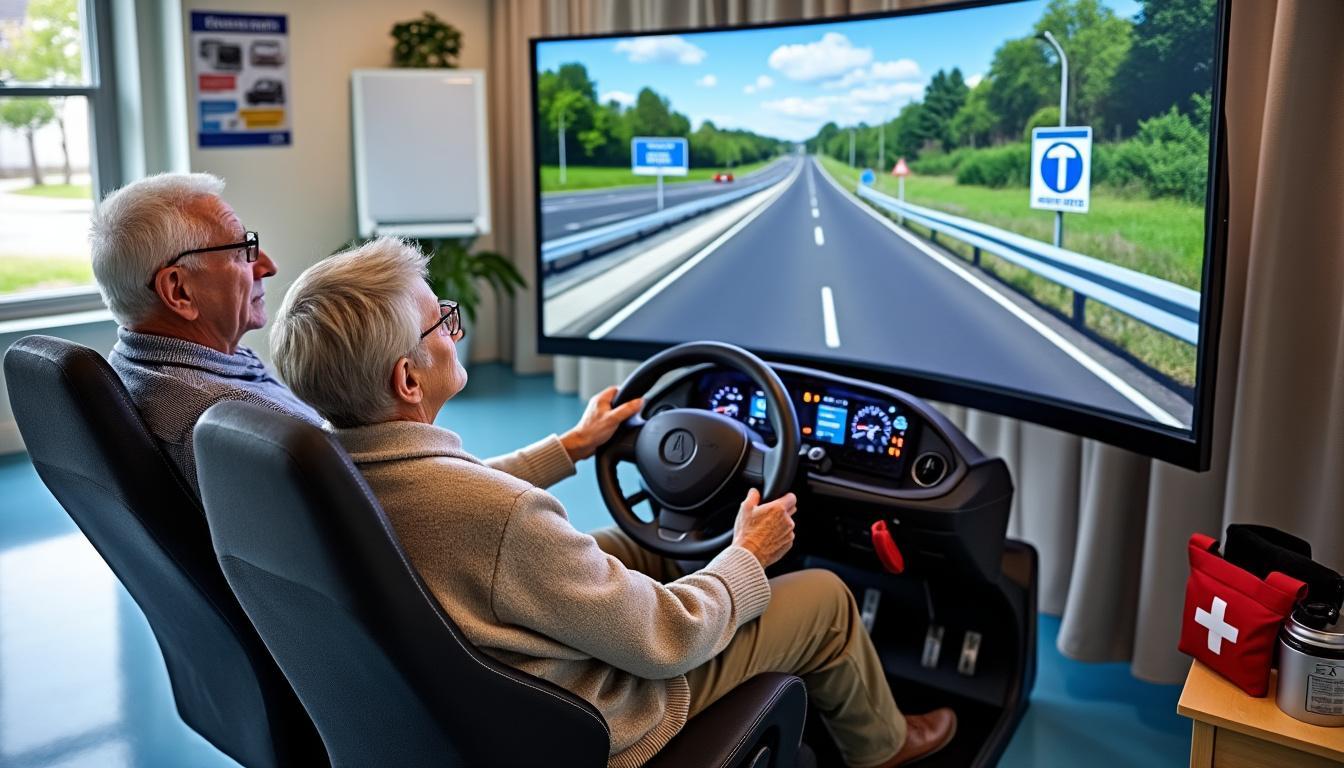 découvrez comment les seniors de moulins améliorent leur sécurité routière en pratiquant la conduite en toute sérénité grâce au simulateur de conduite.