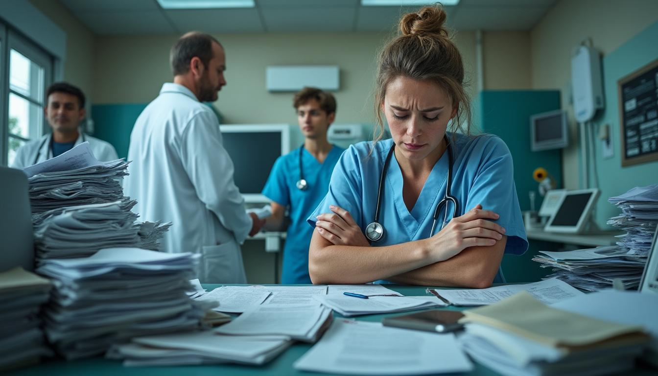 découvrez comment les professionnels de santé dénoncent le financement d'un système inefficace, confrontés à des contraintes de plus en plus lourdes impactant leur travail au quotidien.